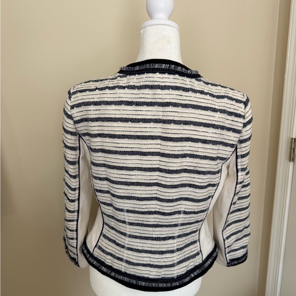 White House Black Market Striped Blazer - Picture 3 of 8